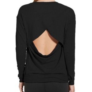 NWOT Beyond Yoga Open Back Sweatshirt